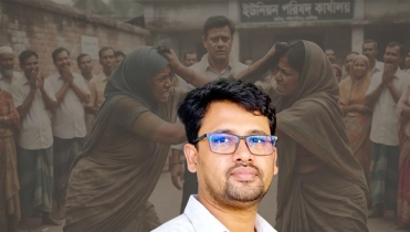 এক মেম্বারকে স্বামী দাবি করে ‘দুই স্ত্রীর’ চুল টানাটানি